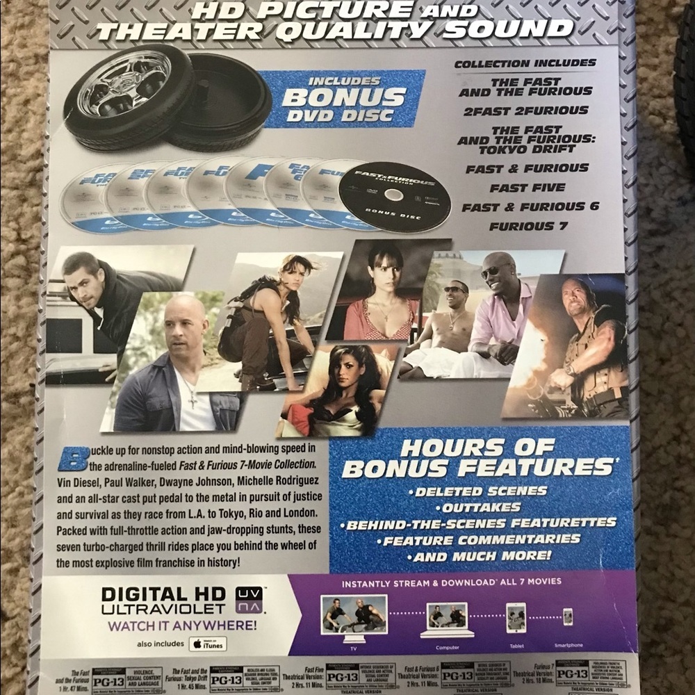 Fast & Furious Blu-Ray Limited Edition - Picture 7 of 7